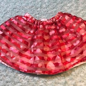 Children’s Place heart skirt tutu style